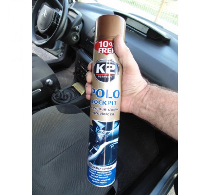 K2 Автополіроль K2 POLO COCKPIT 600ml полуниця (K406TR)