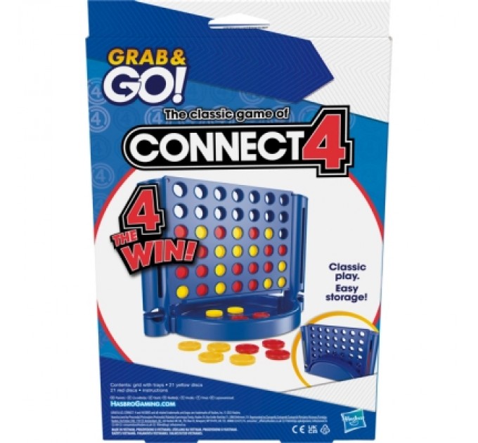 Hasbro Настільна гра Hasbro дорожня Збери 4 (F8253)