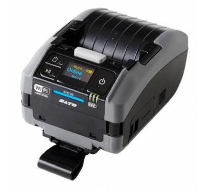 Sato Принтер етикеток Sato PW208NX портативний, USB, Bluetooth, WLAN, Dispenser (WWPW2308G)