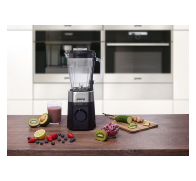 Gorenje Блендер Gorenje стаціонарний 1000Вт, чаша-1500мл, скло, чорний (B1000DE)