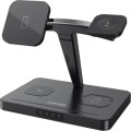 Canyon Зарядний пристрій Canyon wireless charger WS-404 15W 4in1 Black (CNS-WCS404)