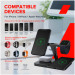 Canyon Зарядний пристрій Canyon wireless charger WS-404 15W 4in1 Black (CNS-WCS404)
