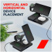 Canyon Зарядний пристрій Canyon wireless charger WS-404 15W 4in1 Black (CNS-WCS404)