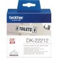 Brother Етикет-стрічка Brother для принтера QL-1060N/QL-570QL-800 ламін.(62mm x 15.24M) (DK22212)