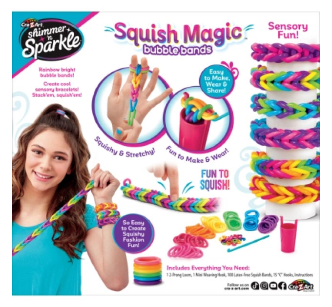 Cra-Z-Art Набір для творчості Cra-Z-Art Squish Magic Bubble Bands виготовлення браслетів (17343CRA)