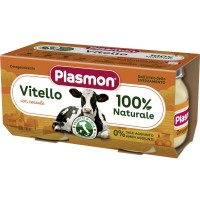 Дитяче пюре Plasmon Телятина для дітей з 6 місяців 160 г (80 г х 2 шт) (1136151)