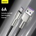 Baseus Дата кабель USB-C to USB-C 2.0m 66W metal Baseus (CAKF000201)