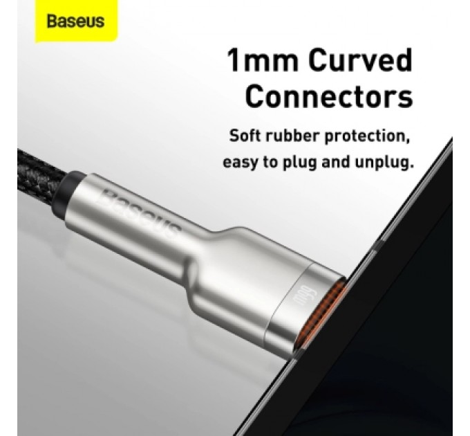 Baseus Дата кабель USB-C to USB-C 2.0m 66W metal Baseus (CAKF000201)