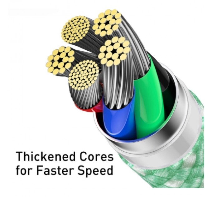 Baseus Дата кабель USB-C to Lightning 2.0m 20W green Baseus (CALD000106)