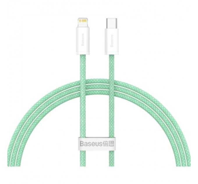 Baseus Дата кабель USB-C to Lightning 2.0m 20W green Baseus (CALD000106)