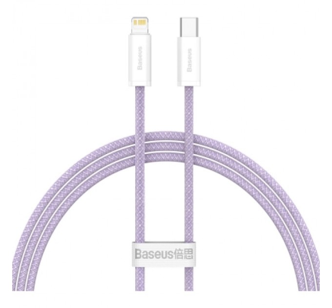 Baseus Дата кабель USB-C to Lightning 2.0m 20W purple Baseus (CALD000105)