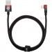 Baseus Дата кабель USB 2.0 AM to Lightning 1.0m 2.4A 90° corner black/red Baseus (CAVP000020)