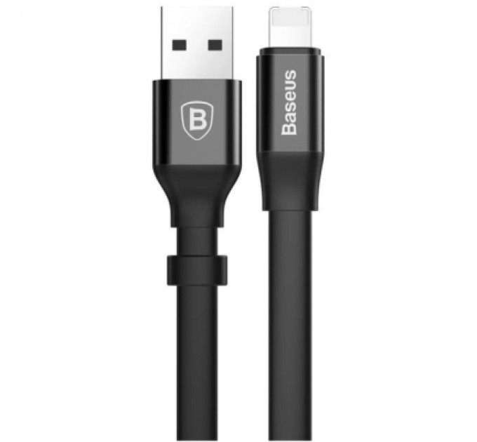 Baseus Дата кабель USB 2.0 AM to Lightning 0.23m 2A black Baseus (CALMBJ-B01)
