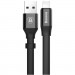 Baseus Дата кабель USB 2.0 AM to Lightning 0.23m 2A black Baseus (CALMBJ-B01)