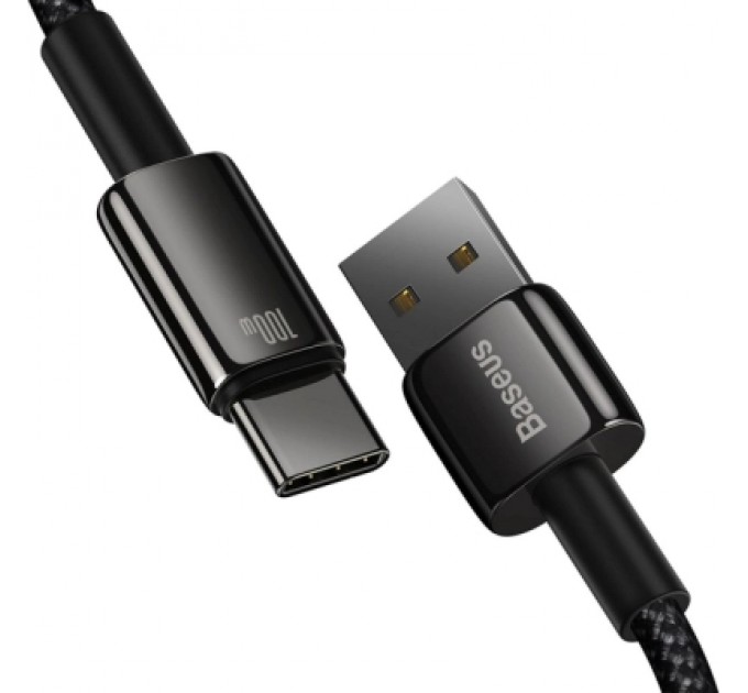 Baseus Дата кабель USB 2.0 AM to USB-C 2.0m 100W black Baseus (CAWJ000101)