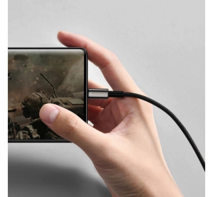 Baseus Дата кабель USB 2.0 AM to USB-C 1.0m 100W black Baseus (CAWJ000001)