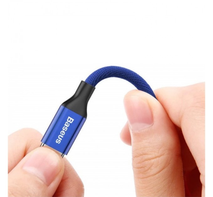 Baseus Дата кабель USB 2.0 AM to Lightning 1.8m navy blue Baseus (CALYW-A13)