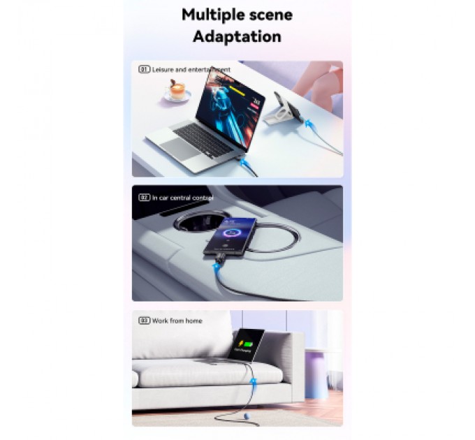 Essager Дата кабель USB-C to USB-C 1.0m 100W white Essager (EXCTT1-WL02-P)