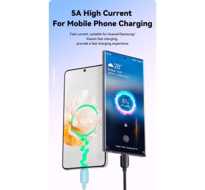 Essager Дата кабель USB-C to USB-C 2.0m 100W white Essager (EXCTT1-WLA02-P)