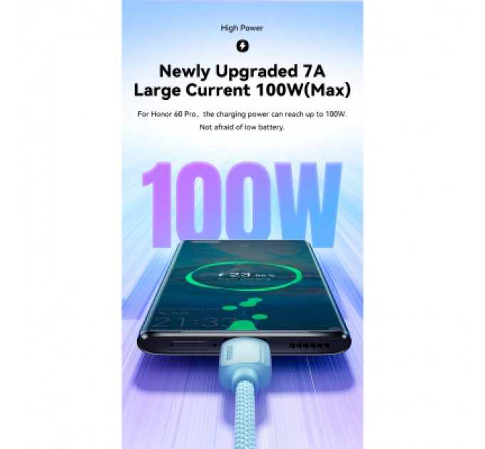 Essager Дата кабель USB 2.0 AM to USB-C 2.0m 100W black Essager (EXC7A-WLA01-P)