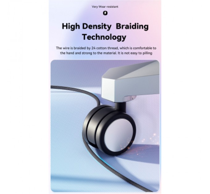 Essager Дата кабель USB 2.0 AM to USB-C 3.0m 100W black Essager (EXC7A-WLC01-P)