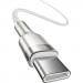 Baseus Дата кабель USB-C to USB-C 1.0m 100W metal white Baseus (CATJK-C02)