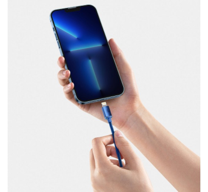 Baseus Дата кабель USB-C to Lightning 1.2m 20W blue Baseus (CAJY000203)