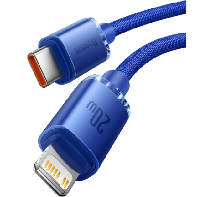 Baseus Дата кабель USB-C to Lightning 1.2m 20W blue Baseus (CAJY000203)