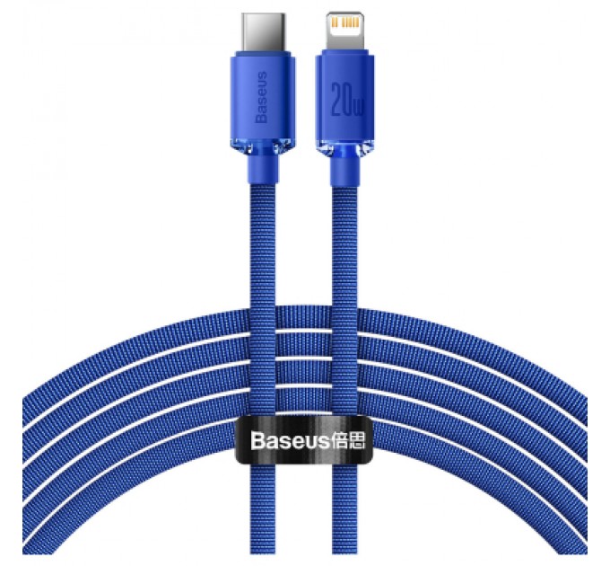 Baseus Дата кабель USB-C to Lightning 2.0m 20W blue Baseus (CAJY000303)