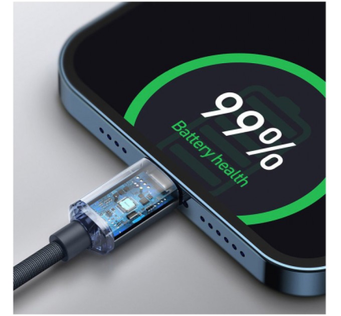 Baseus Дата кабель USB-C to Lightning 2.0m 20W blue Baseus (CAJY000303)