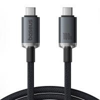 Дата кабель USB-C to USB-C 1.5m 100W USB3.2 20Gb black Baseus (P10318204111-00)