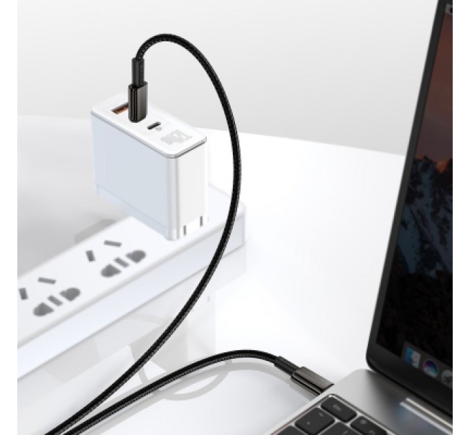 Baseus Дата кабель USB-C to USB-C 2.0m 100W black Baseus (CATWJ-A01)