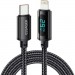 Essager Дата кабель USB-C to Lightning 1.0m 29W LED black Essager (EXCTL-XY01-P)