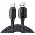 Essager Дата кабель USB 2.0 AM to USB-C 1.0m 7A black Essager (EXCT-TD01-P)
