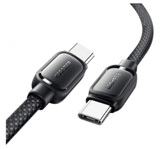 Essager Дата кабель USB-C to USB-C 1.0m 100W black Essager (EXCTT1-TD01-P)