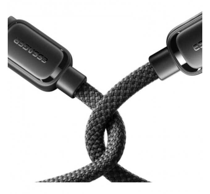 Essager Дата кабель USB-C to USB-C 1.0m 100W black Essager (EXCTT1-TD01-P)