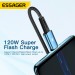 Essager Дата кабель USB 2.0 AM to USB-C 2.0m 120W black Essager (EXC120-CGA01-P)