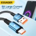 Essager Дата кабель USB 2.0 AM to USB-C 2.0m 120W black Essager (EXC120-CGA01-P)