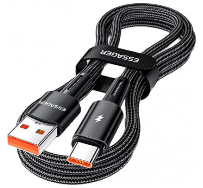 Essager Дата кабель USB 2.0 AM to USB-C 2.0m 120W black Essager (EXC120-CGA01-P)