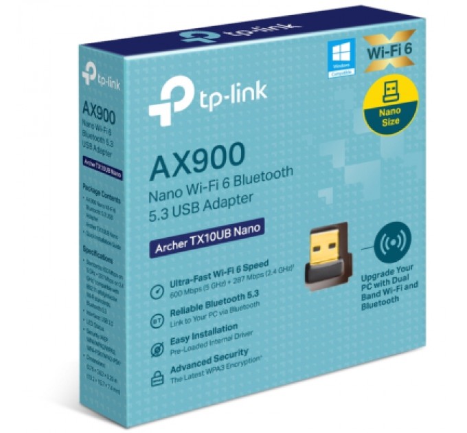 TP-Link Мережева карта Wi-Fi TP-Link ARCHER-TX10UB-NANO