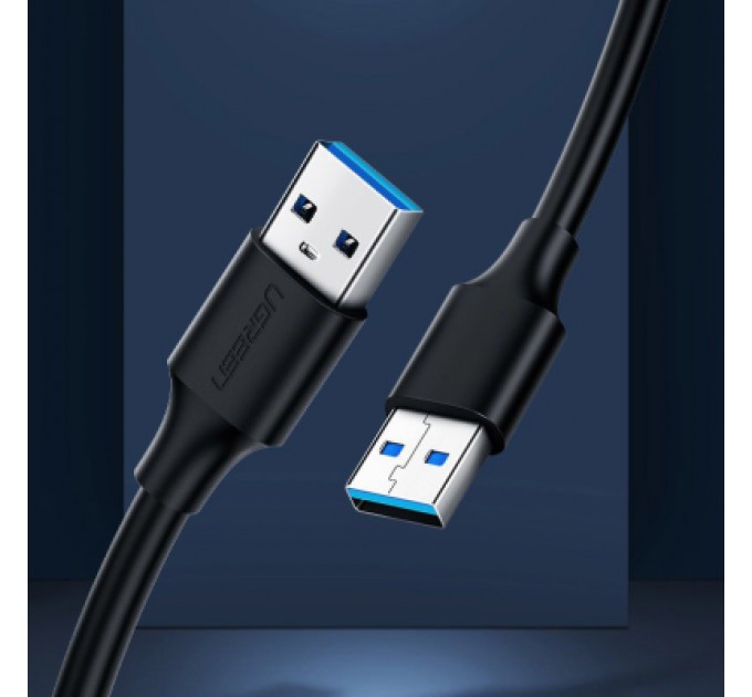 Ugreen Дата кабель USB 2.0 AM/AM 0.5m US102 black Ugreen (10308)