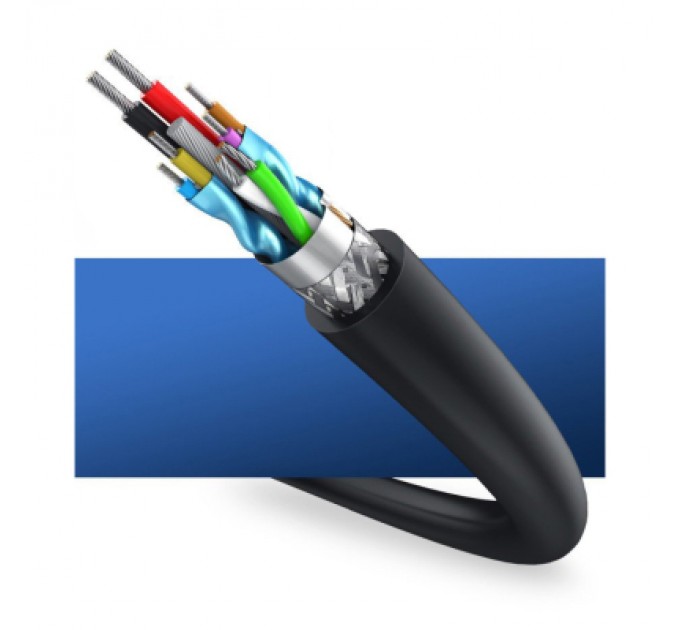 Ugreen Дата кабель USB 3.0 AM/AF 0.5m US129 black Ugreen (30125)