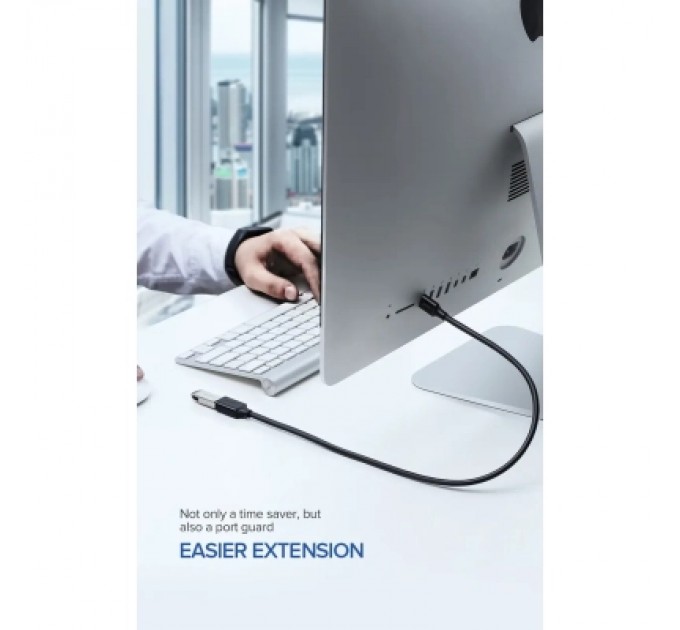 Ugreen Дата кабель USB 3.0 AM/AF 1.0m US129 black Ugreen (10368)