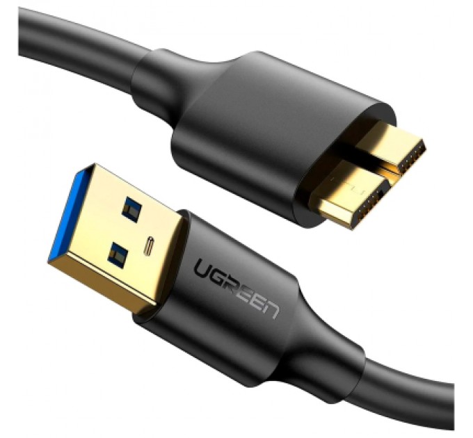 Ugreen Дата кабель USB 3.0 AM to Micro B 0.5m US130 black Ugreen (10840)
