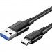 Ugreen Дата кабель USB 3.0 AM to USB-C 0.5m 3A US184 black Ugreen (20881)