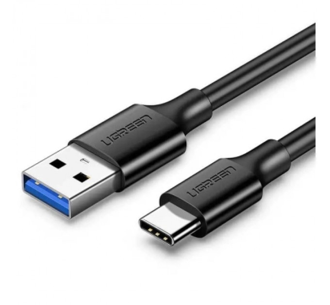 Ugreen Дата кабель USB 3.0 AM to USB-C 1.5m 3A US184 black Ugreen (20883)