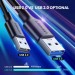 Ugreen Дата кабель USB 3.0 AM to USB-C 1.5m 3A US184 black Ugreen (20883)