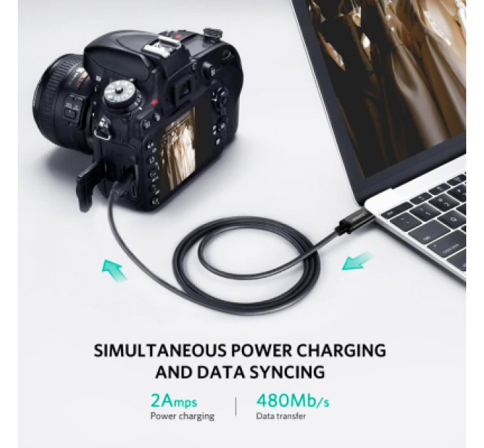 Ugreen Дата кабель USB-C 2.0 AM to Mini 5P 1.0m US242 black Ugreen (50445)