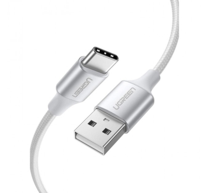 Ugreen Дата кабель USB 2.0 AM to USB-C 0.5m 3A US288 white Ugreen (60130)