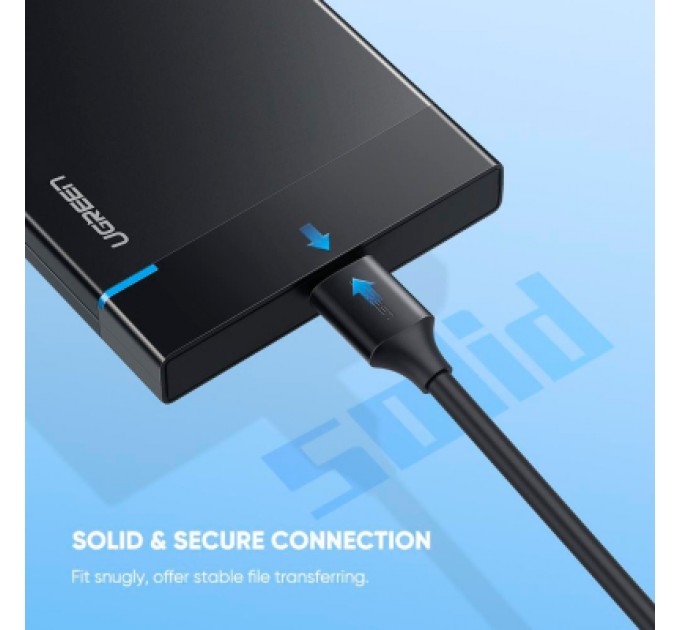 Ugreen Дата кабель USB-C 3.1 to Micro USB 3.0 1.0m 3A US312 black Ugreen (20103)